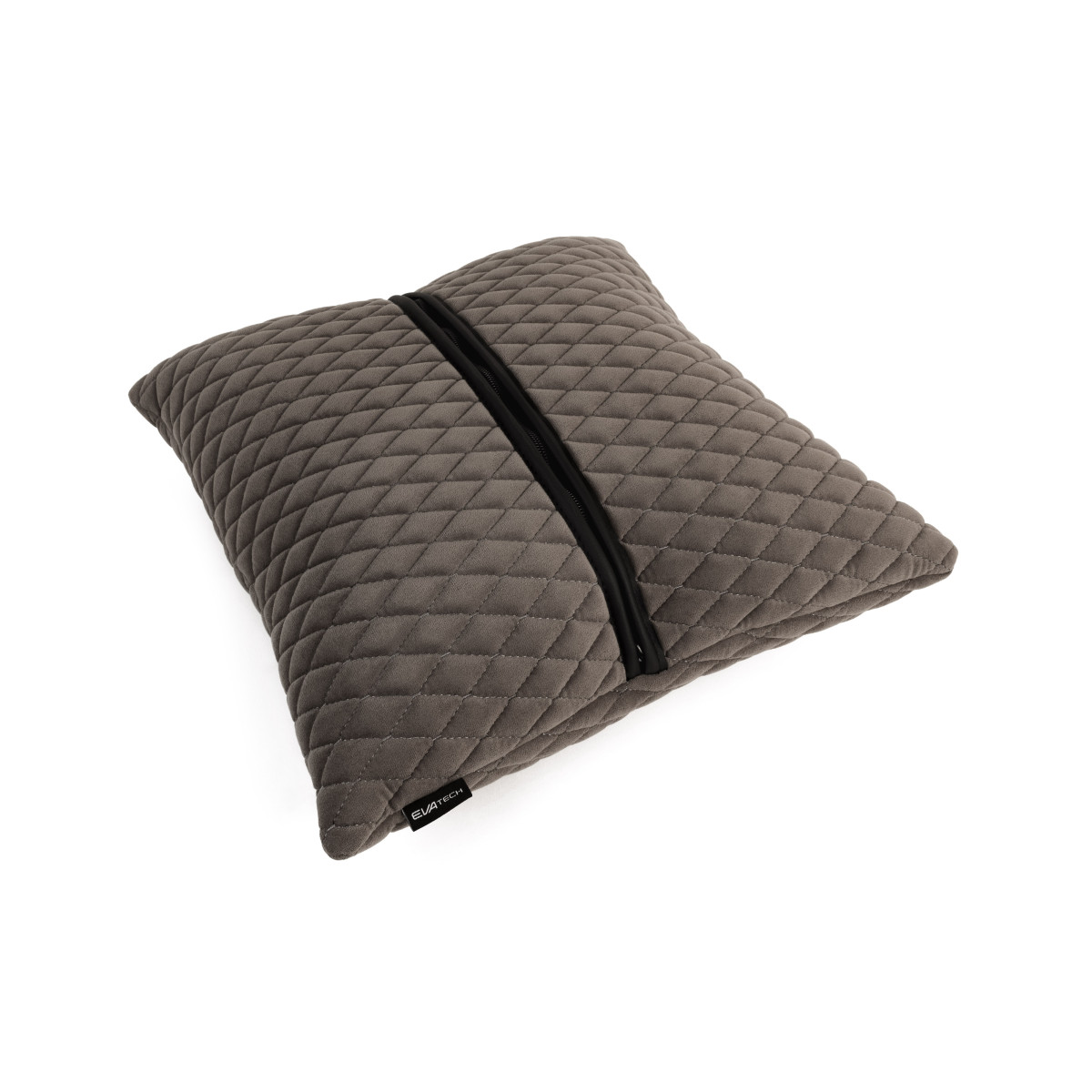 EVAtech Car Pillow 40x40 cm - grey / gray stitches EVAtech Car Pillow 40x40 cm - grey / gray stitches