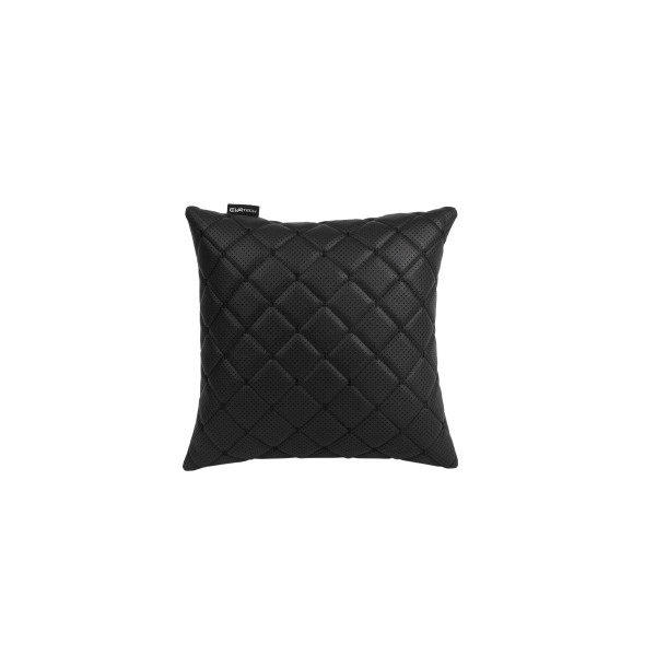EVAtech ECO Car Pillow 30x30 cm - black / black stitches