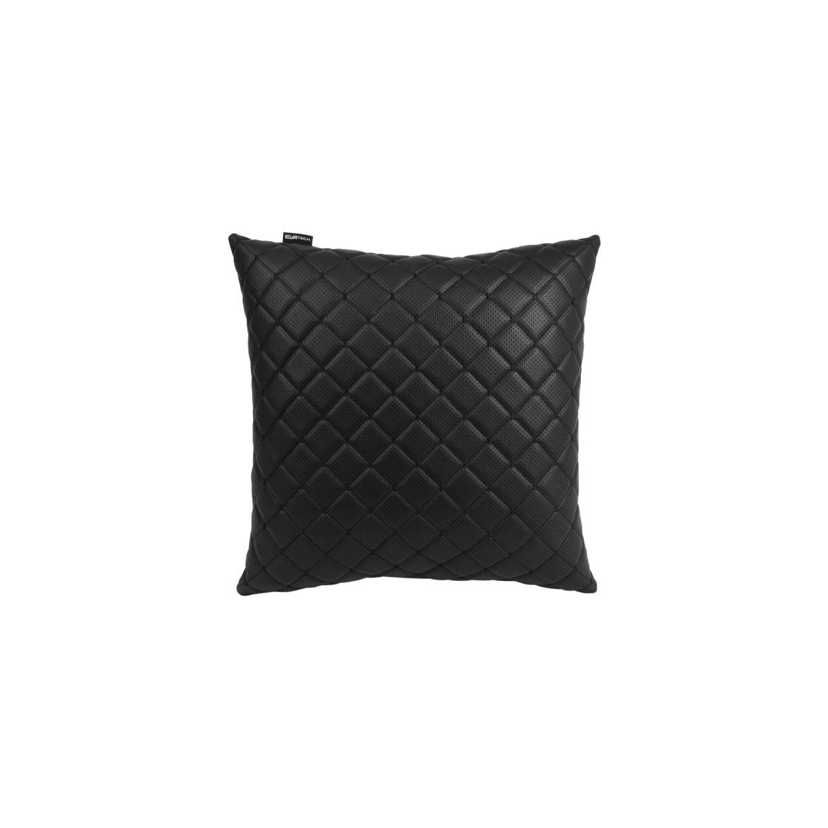 EVAtech ECO Car Pillow 40x40 cm - black / black stitches EVAtech ECO Car Pillow 40x40 cm - black / black stitches