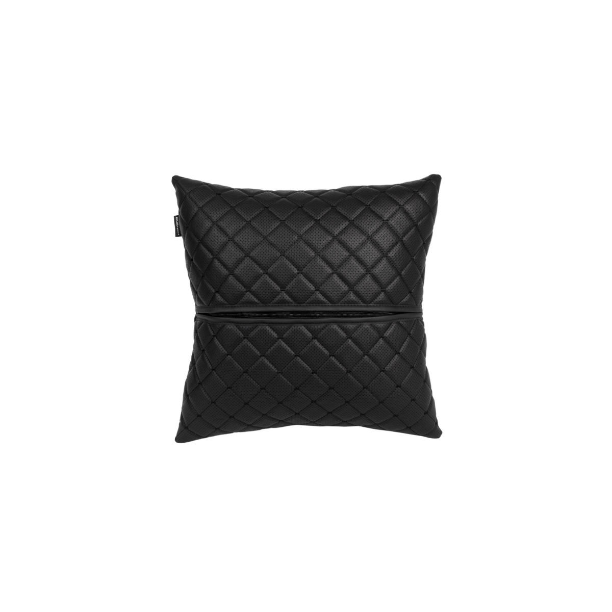 EVAtech ECO Car Pillow 40x40 cm - black / black stitches EVAtech ECO Car Pillow 40x40 cm - black / black stitches