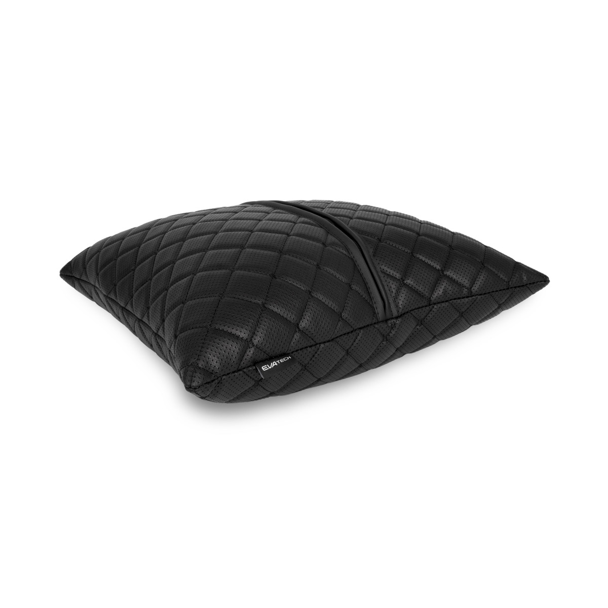 EVAtech ECO Car Pillow 40x40 cm - black / black stitches EVAtech ECO Car Pillow 40x40 cm - black / black stitches