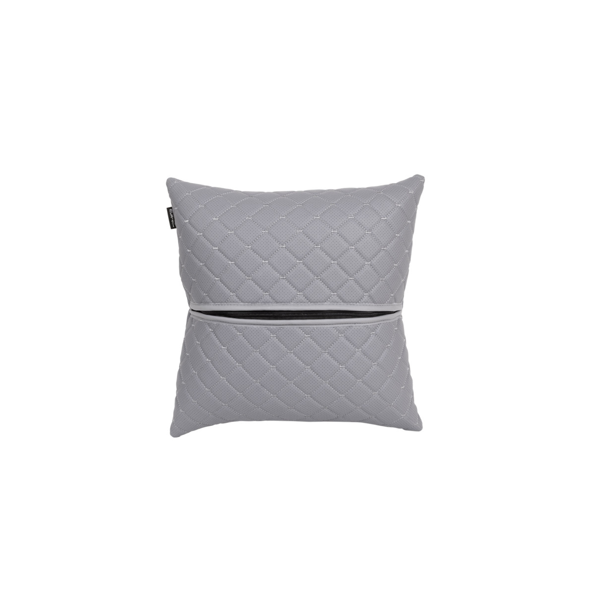 EVAtech ECO Car Pillow 40x40 cm - grey / gray stitches EVAtech ECO Car Pillow 40x40 cm - grey / gray stitches