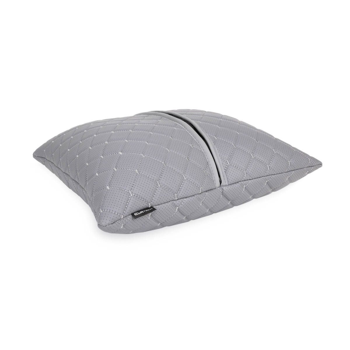 EVAtech ECO Car Pillow 40x40 cm - grey / gray stitches EVAtech ECO Car Pillow 40x40 cm - grey / gray stitches