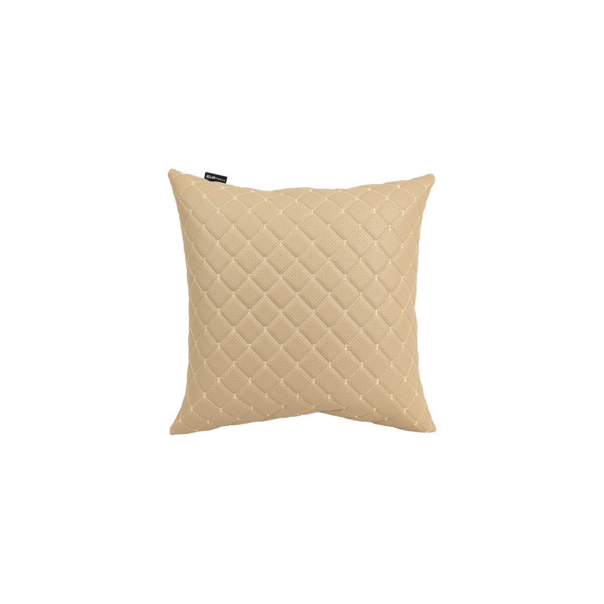 EVAtech ECO Car Pillow 40x40 cm - beige / beige stitches EVAtech ECO Car Pillow 40x40 cm - beige / beige stitches