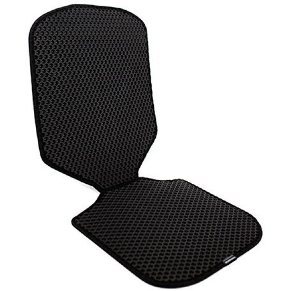 EVAtech Car Seat Protector for Child Car Seats - black / black edges