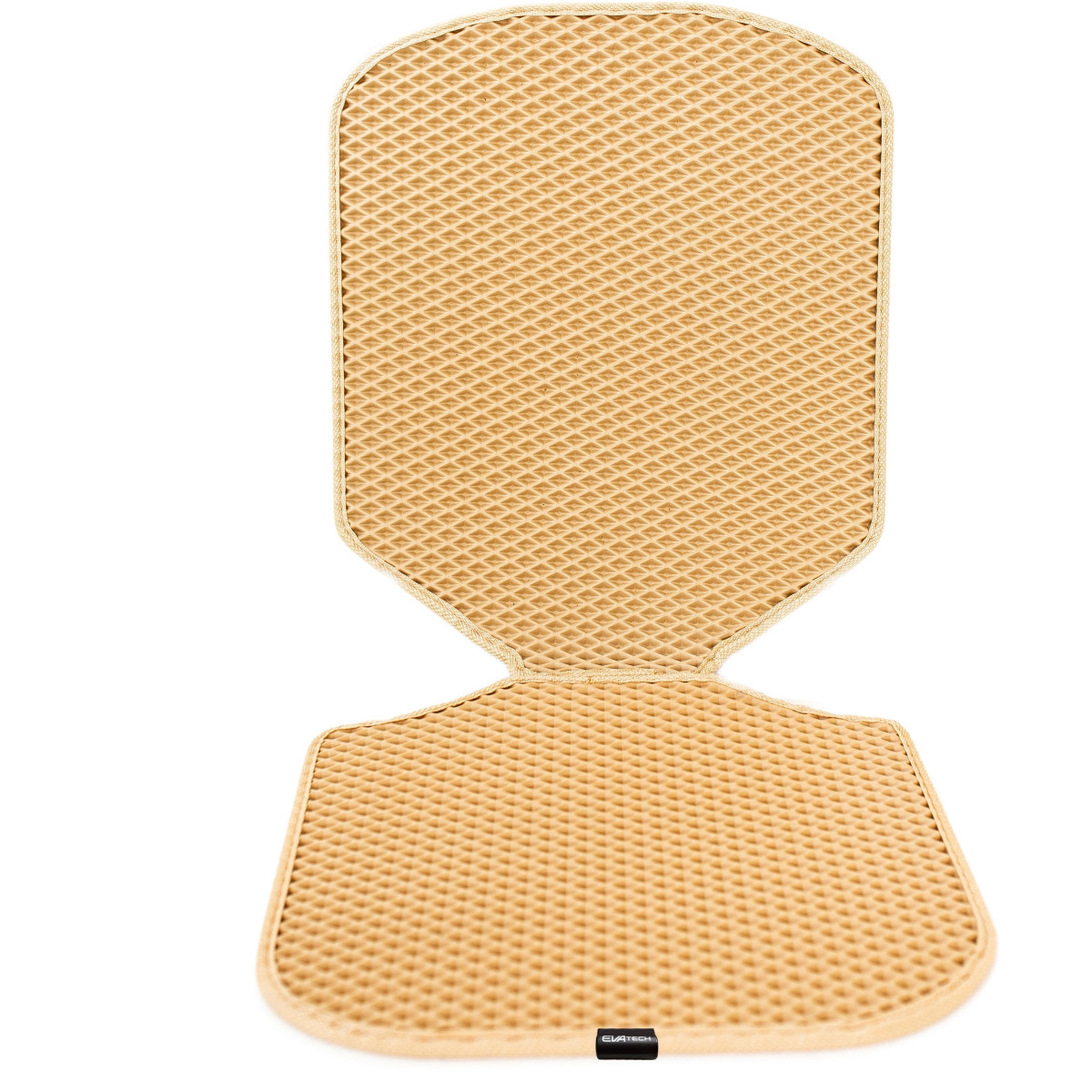 EVAtech Car Seat Protector for Child Car Seats - beige / beige edges