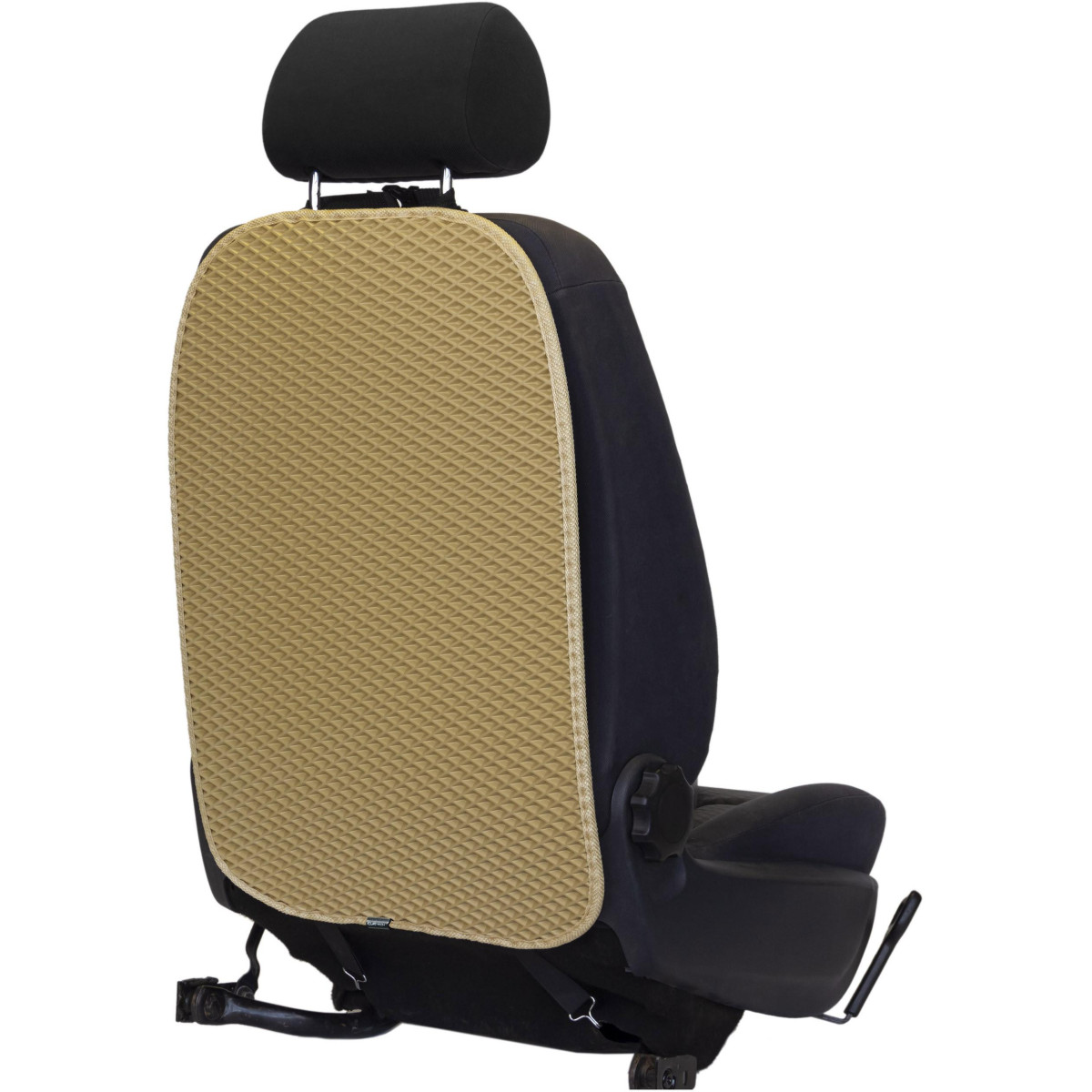 EVAtech Kids’ Car Seat Back Protector 68x46 cm - beige / beige edges