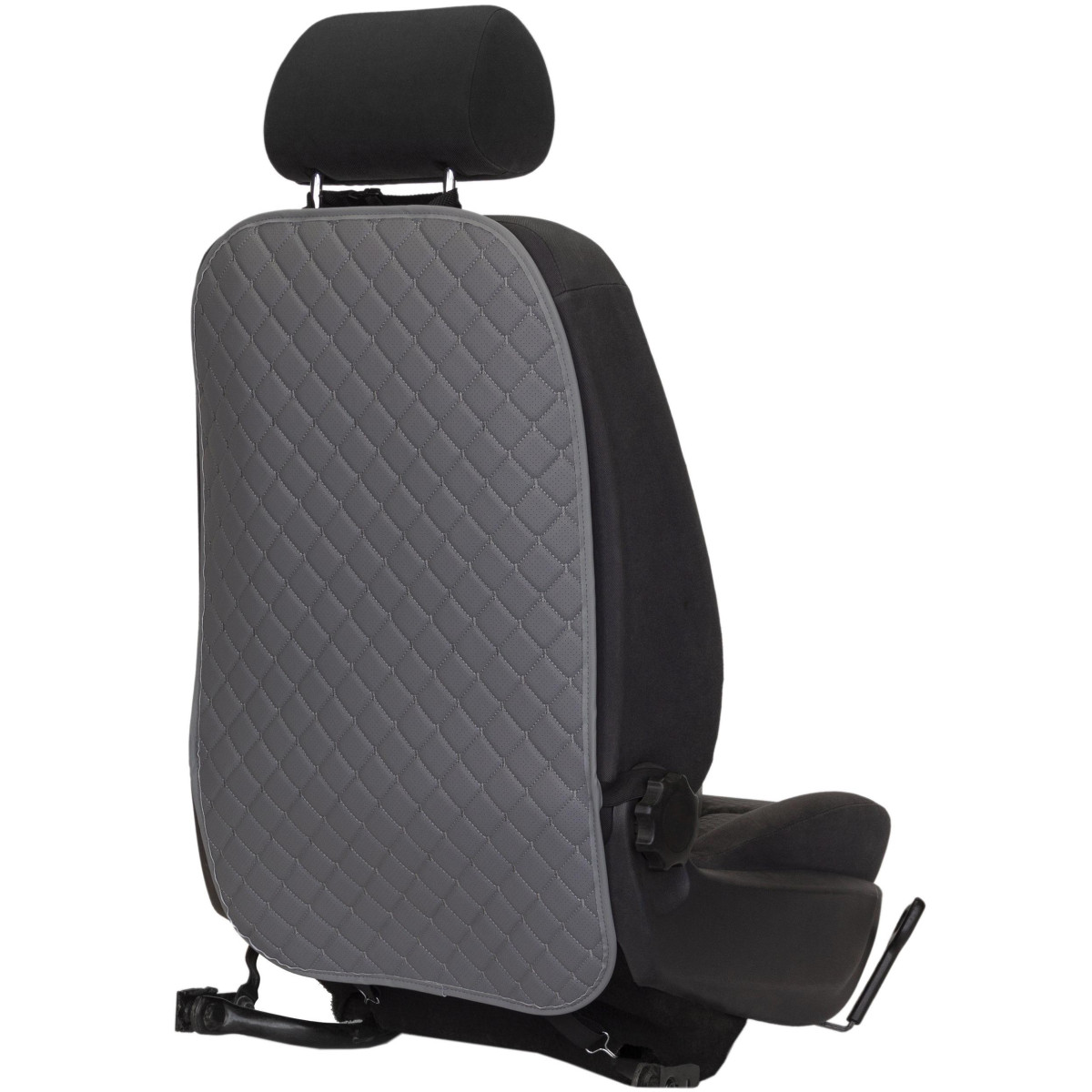 EVAtech ECO Kids’ Car Seat Back Protector 75x46 cm - grey / gray edges / gray stitches EVAtech ECO Kids’ Car Seat Back Protector 75x46 cm - grey / gray edges / gray stitches