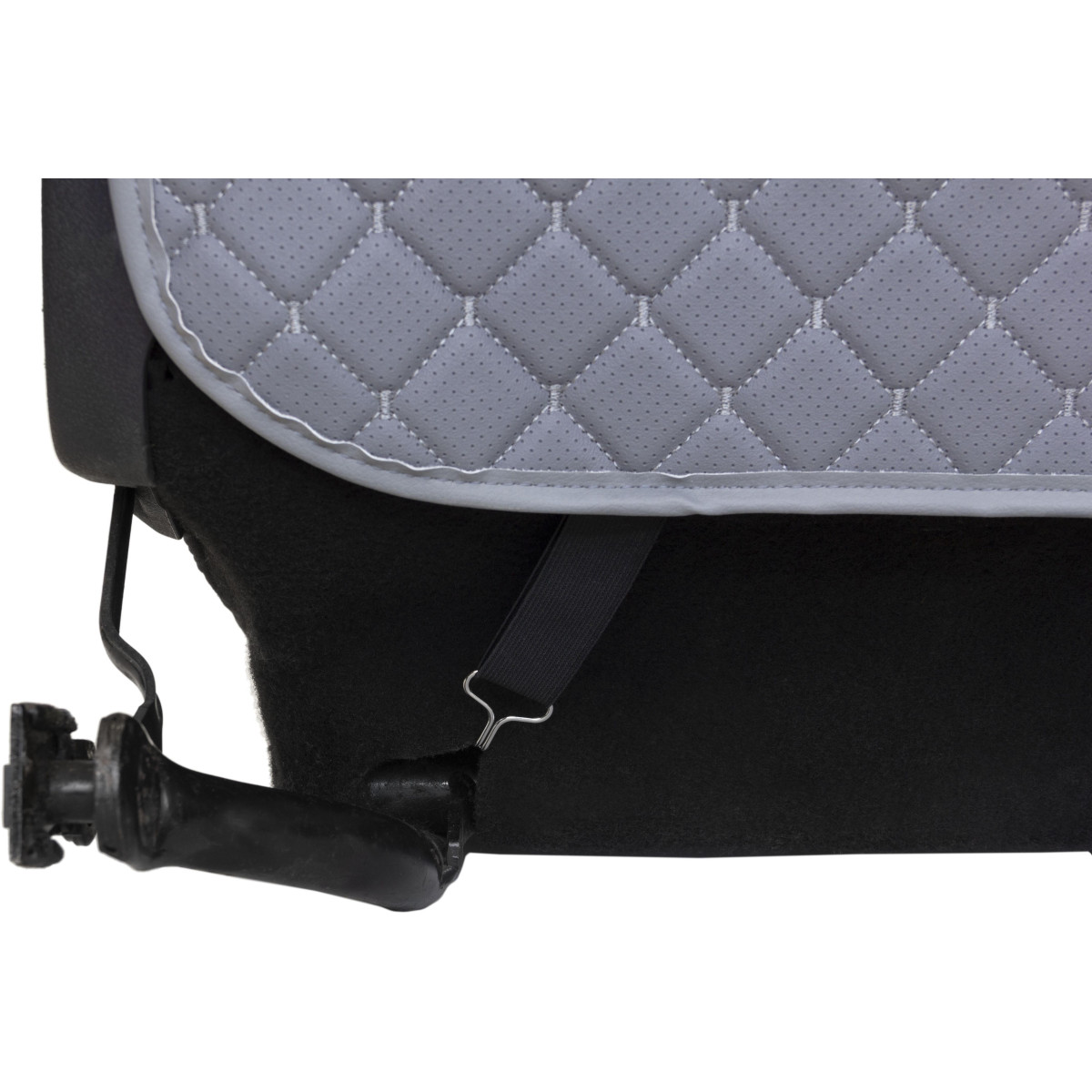 EVAtech ECO Kids’ Car Seat Back Protector 75x46 cm - grey / gray edges / gray stitches EVAtech ECO Kids’ Car Seat Back Protector 75x46 cm - grey / gray edges / gray stitches