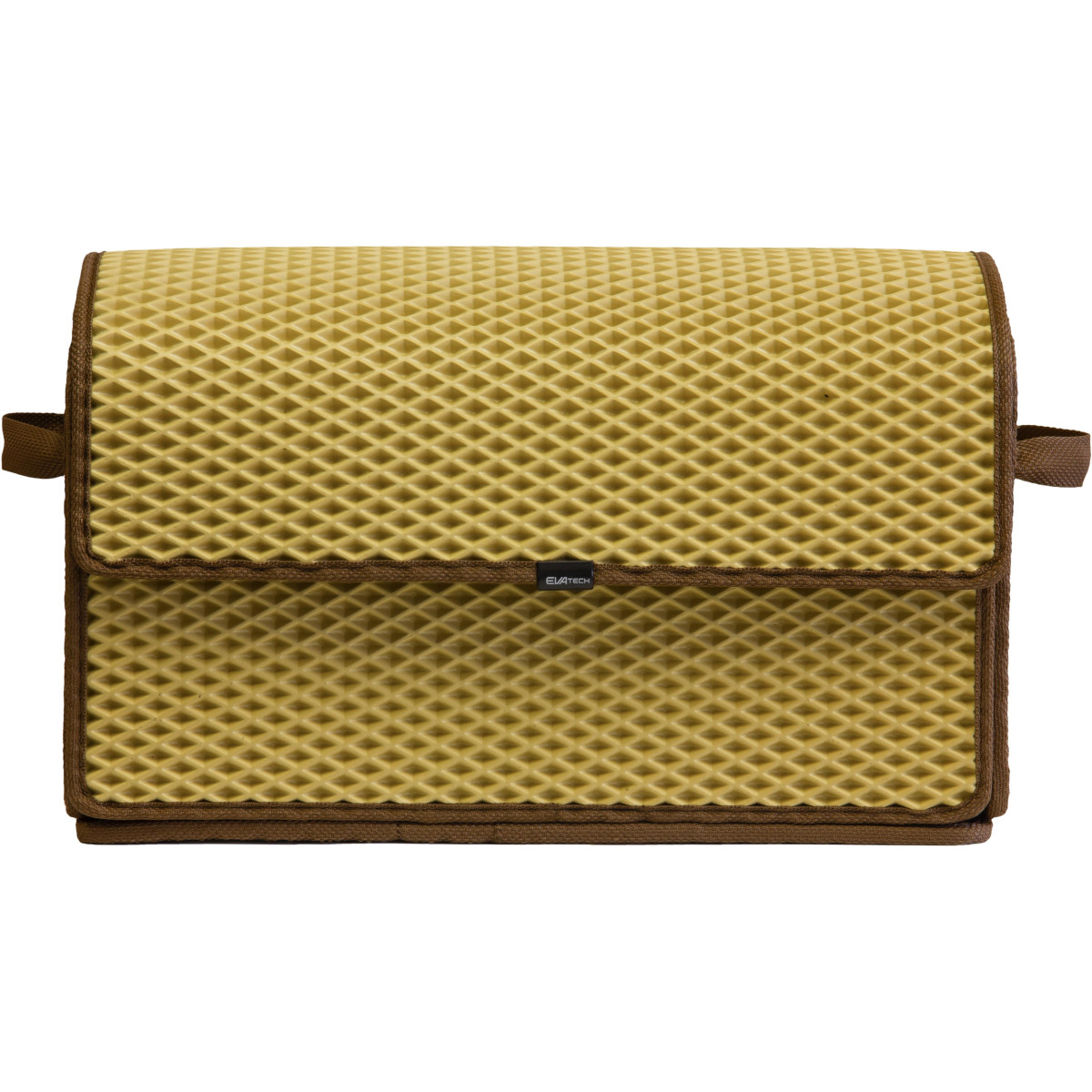 Bagažinės daiktadėžė EVAtech 30x49x25 cm- beige / brown edges Bagažinės daiktadėžė EVAtech 30x49x25 cm- beige / brown edges