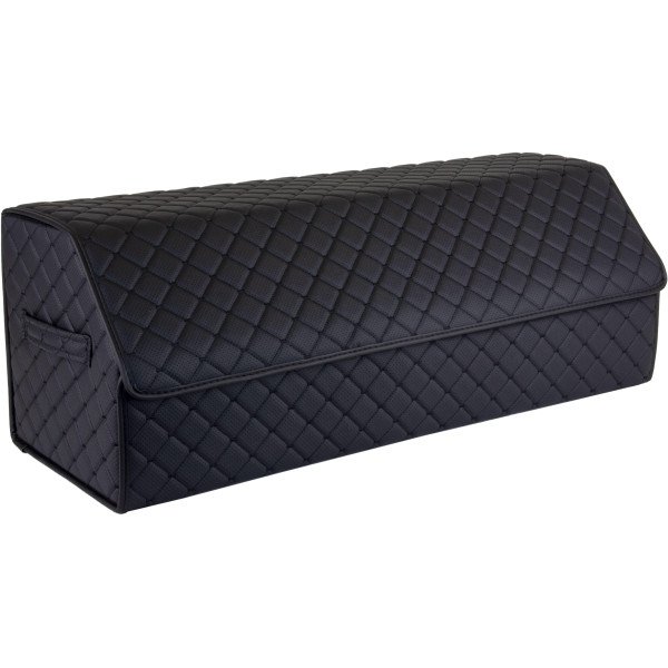 EVAtech Trunk Organizer ECO XL 30x30x80 cm - black / black edges / black stitches / black interior