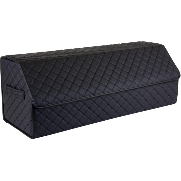 EVAtech Trunk Organizer ECO XL 30x30x80 cm - black / black edges / black stitches / red interior