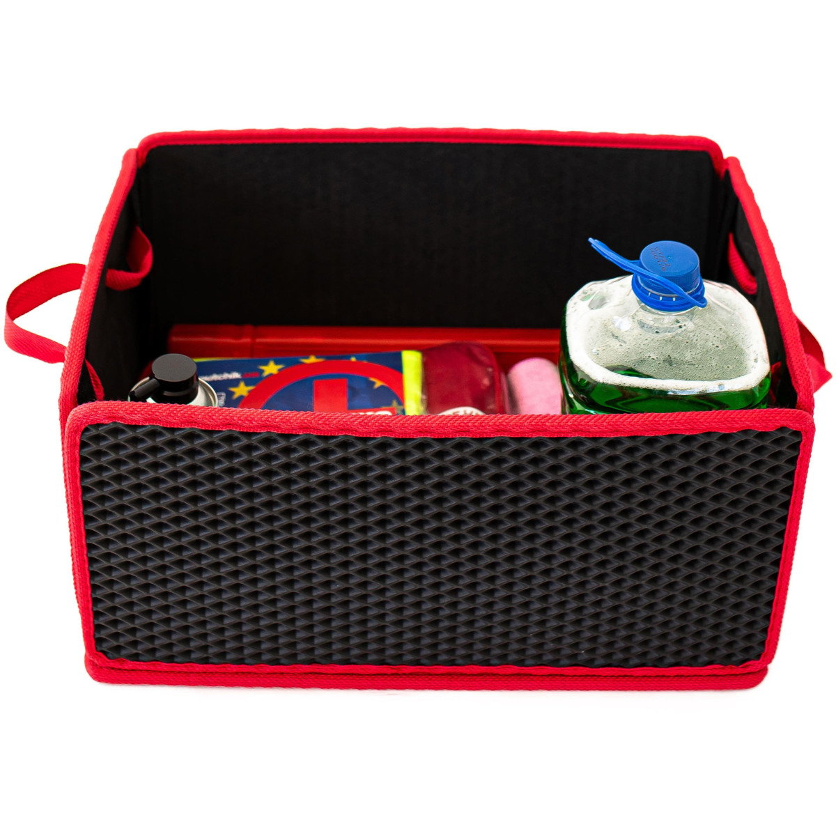 EVAtech Trunk Organizer LightBox 33x50x25 cm - black / red edges EVAtech Trunk Organizer LightBox 33x50x25 cm - black / red edges