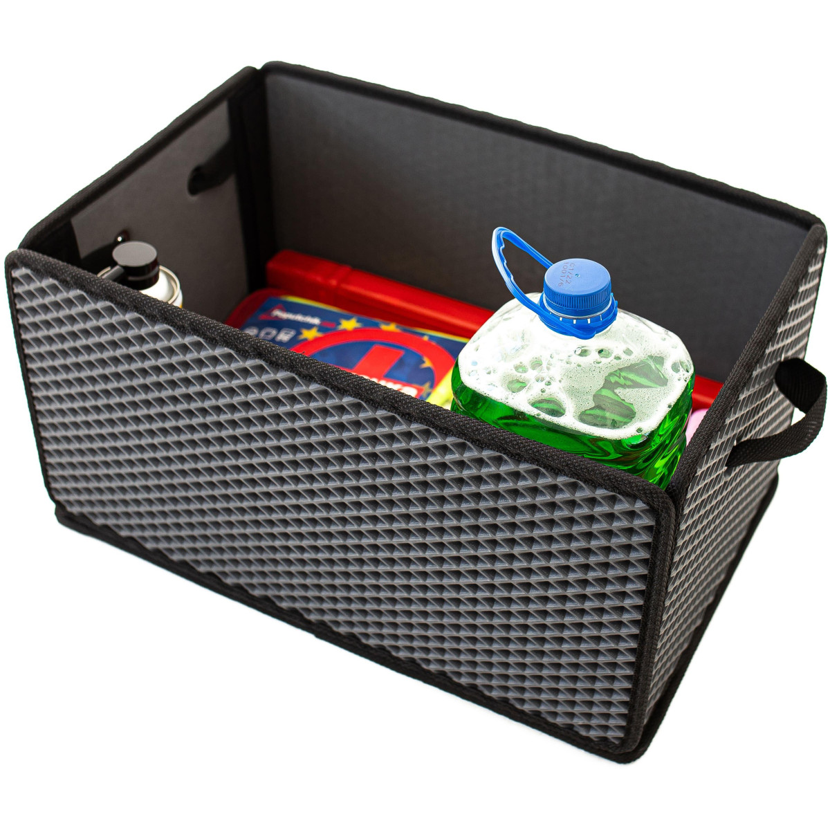 EVAtech Trunk Organizer LightBox 33x50x25 cm - grey / black edges EVAtech Trunk Organizer LightBox 33x50x25 cm - grey / black edges