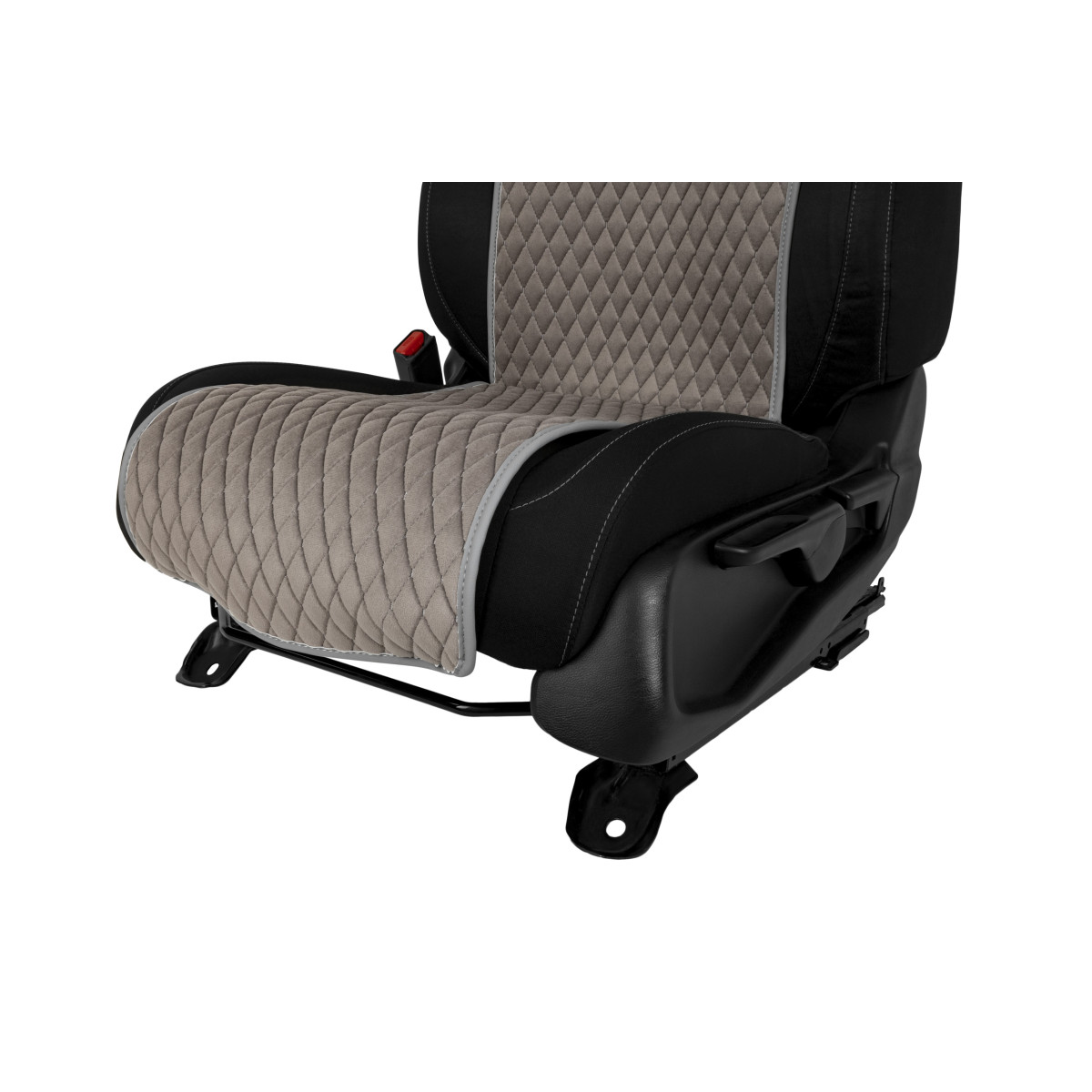 EVAtech Basic Seat Cover, 1 pcs - grey / gray edges / gray stitches EVAtech Basic Seat Cover, 1 pcs - grey / gray edges / gray stitches