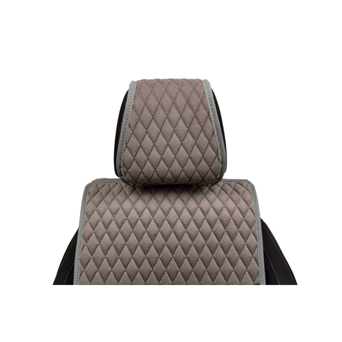 EVAtech Basic Seat Cover, 1 pcs - grey / gray edges / gray stitches EVAtech Basic Seat Cover, 1 pcs - grey / gray edges / gray stitches