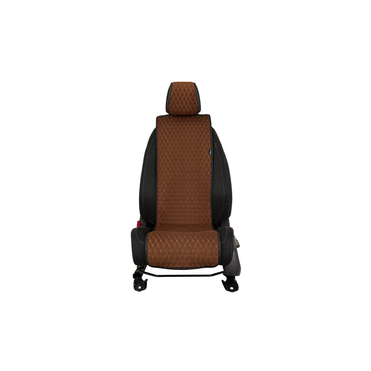 EVAtech Basic Seat Cover, 1 pcs - brown / black edges / brown stitches EVAtech Basic Seat Cover, 1 pcs - brown / black edges / brown stitches