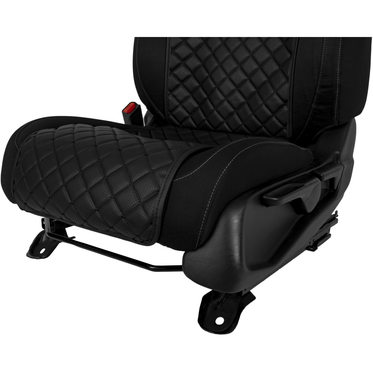 EVAtech ECO Basic Seat Cover, 1 pcs - black / black edges / black stitches EVAtech ECO Basic Seat Cover, 1 pcs - black / black edges / black stitches