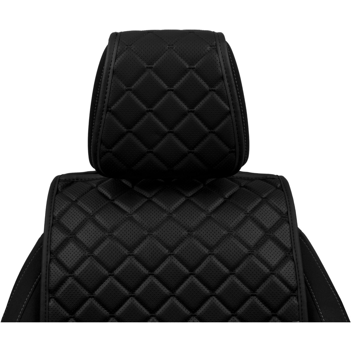 EVAtech ECO Basic Seat Cover, 1 pcs - black / black edges / black stitches EVAtech ECO Basic Seat Cover, 1 pcs - black / black edges / black stitches