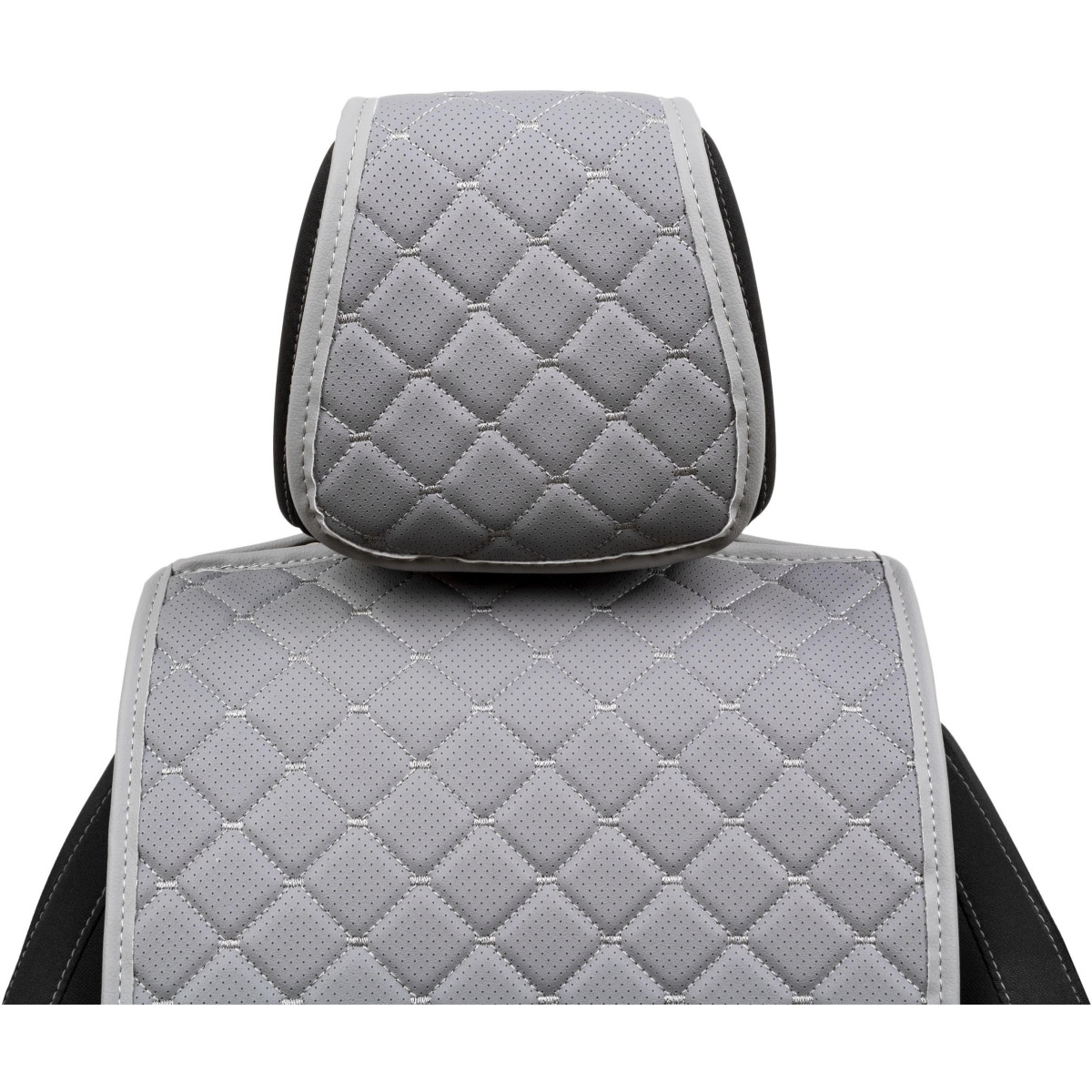 EVAtech ECO Basic Seat Cover, 1 pcs - grey / gray edges / gray stitches EVAtech ECO Basic Seat Cover, 1 pcs - grey / gray edges / gray stitches