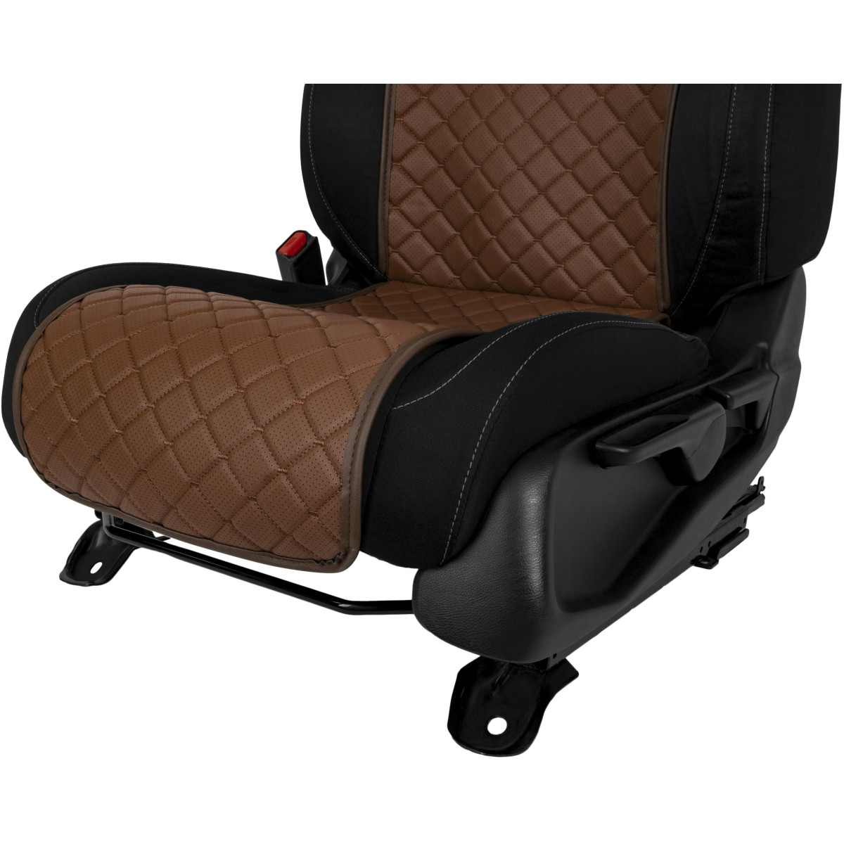 EVAtech ECO Basic Seat Cover, 1 pcs - brown / brown edges / brown stitches EVAtech ECO Basic Seat Cover, 1 pcs - brown / brown edges / brown stitches