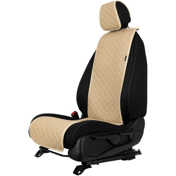 EVAtech ECO Basic Seat Cover, 1 pcs - beige / beige edges / beige stitches