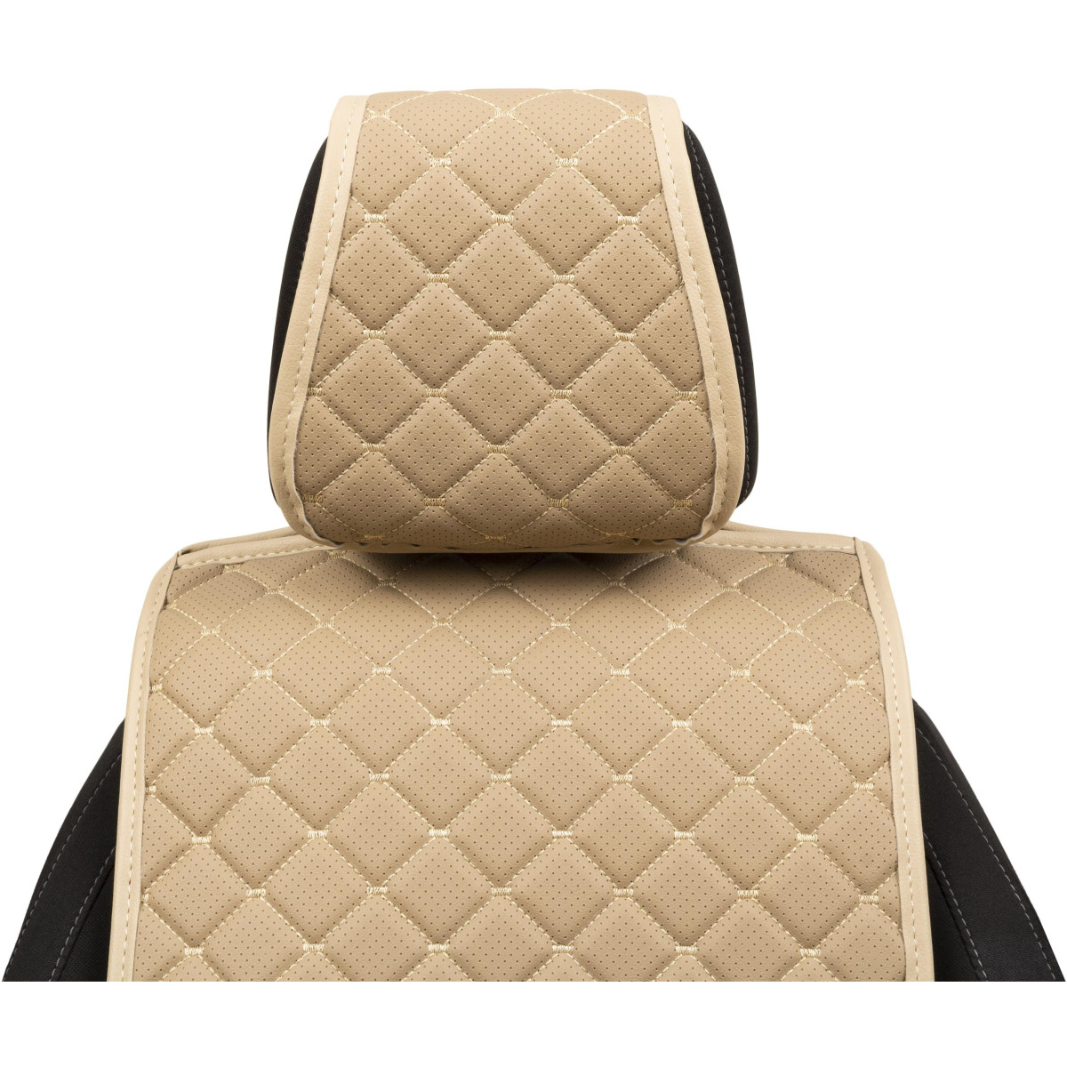 EVAtech ECO Basic Seat Cover, 1 pcs - beige / beige edges / beige stitches EVAtech ECO Basic Seat Cover, 1 pcs - beige / beige edges / beige stitches