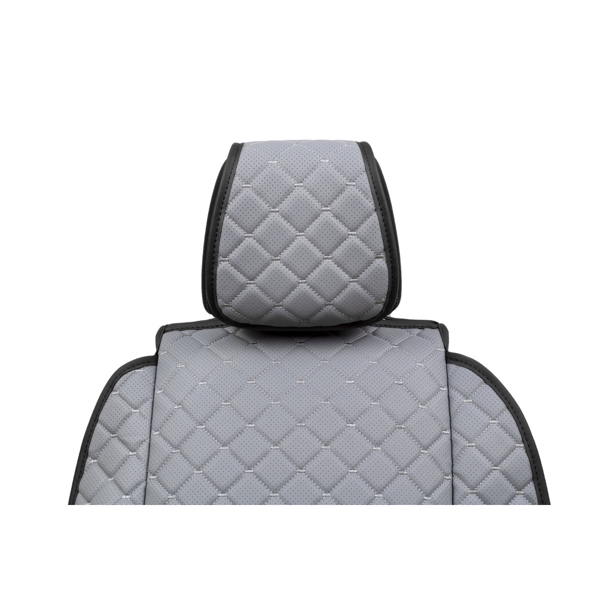 EVAtech ECO Max Seat Cover, 1 pcs - grey / black edges / gray stitches EVAtech ECO Max Seat Cover, 1 pcs - grey / black edges / gray stitches