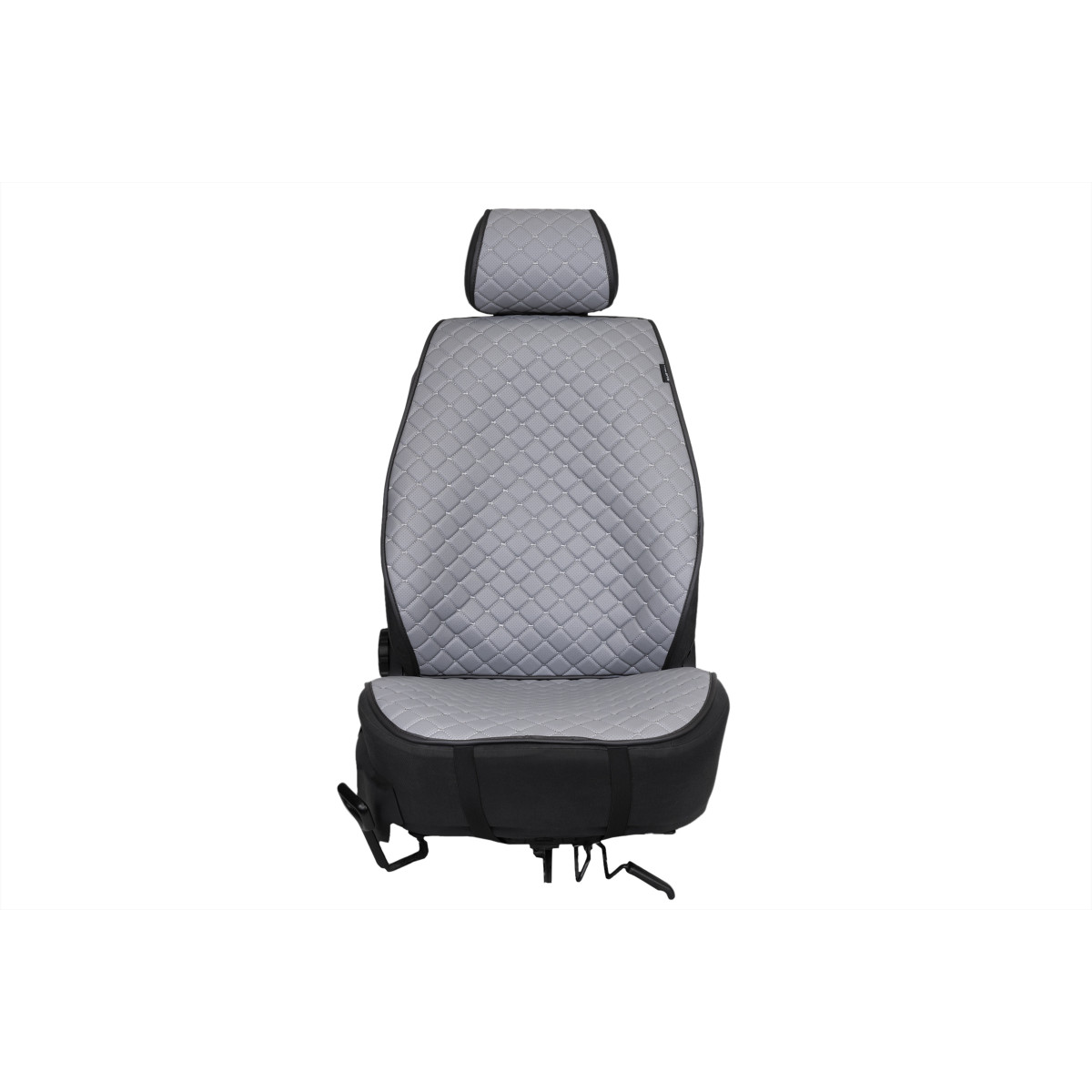 EVAtech ECO PRO Car Seat Cover, 1 pcs - grey / black edges / gray stitches