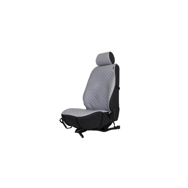 EVAtech ECO PRO Car Seat Cover, 1 pcs - grey / gray edges / gray stitches