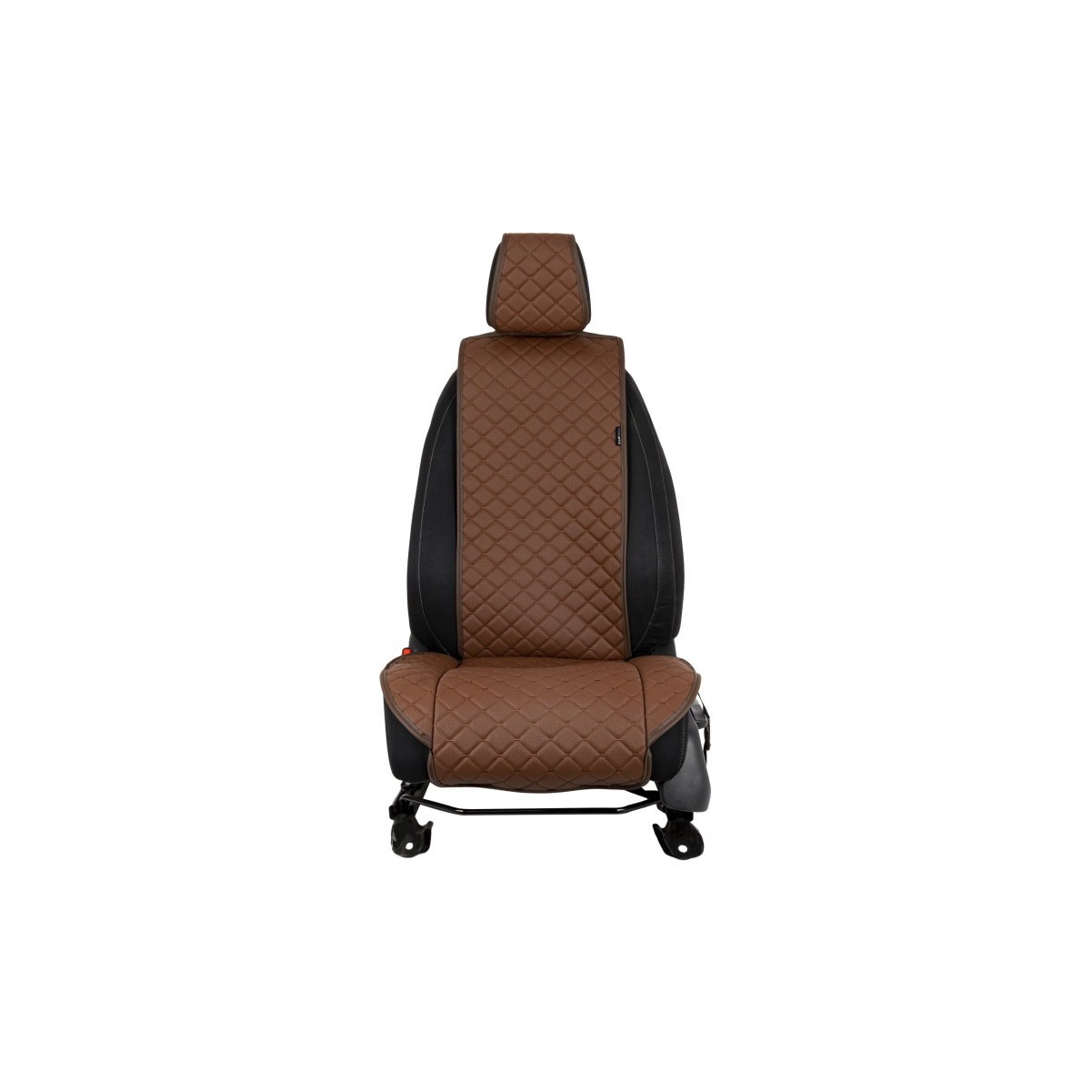 EVAtech ECO Standard Seat Cover, 1 pcs  - brown / brown edges / brown stitches