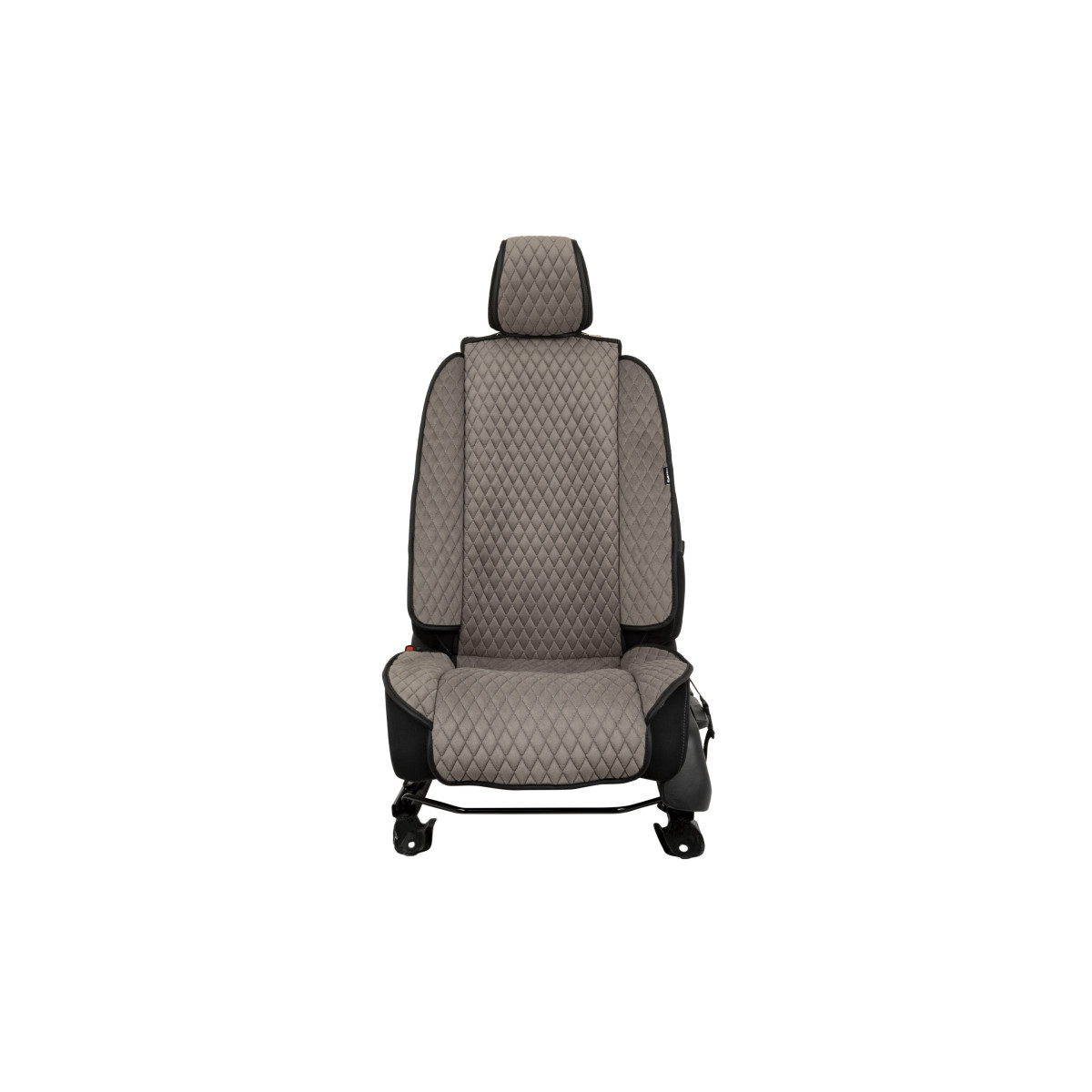 EVAtech Max Seat Cover, 1 pcs - grey / black edges / gray stitches EVAtech Max Seat Cover, 1 pcs - grey / black edges / gray stitches