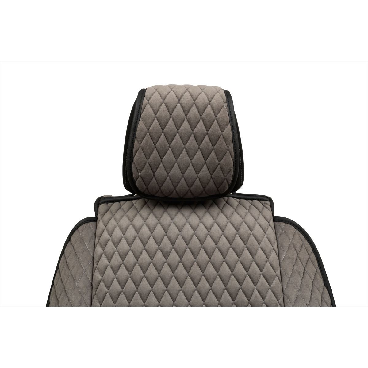 EVAtech Max Seat Cover, 1 pcs - grey / black edges / gray stitches EVAtech Max Seat Cover, 1 pcs - grey / black edges / gray stitches