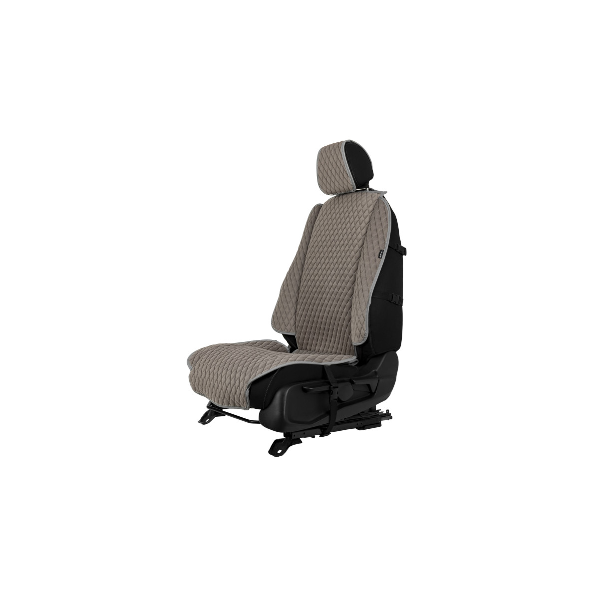 EVAtech Max Seat Cover, 1 pcs - grey / gray edges / gray stitches EVAtech Max Seat Cover, 1 pcs - grey / gray edges / gray stitches