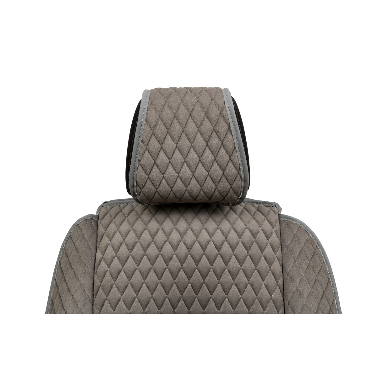 EVAtech Max Seat Cover, 1 pcs - grey / gray edges / gray stitches EVAtech Max Seat Cover, 1 pcs - grey / gray edges / gray stitches