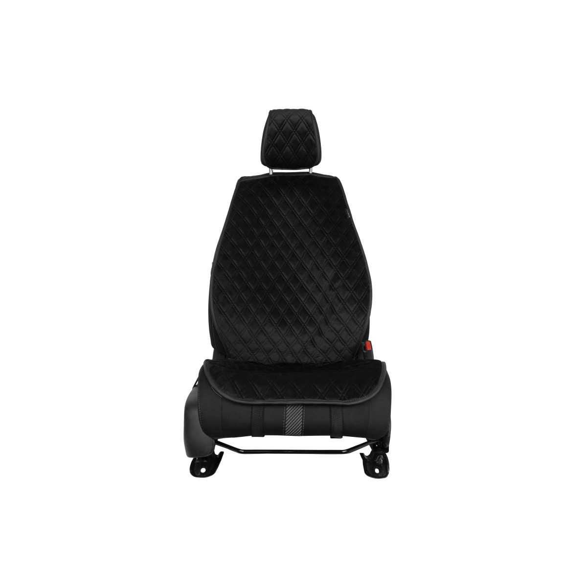EVAtech PRO Seat Cover, 1 pcs - black / black edges / black stitches