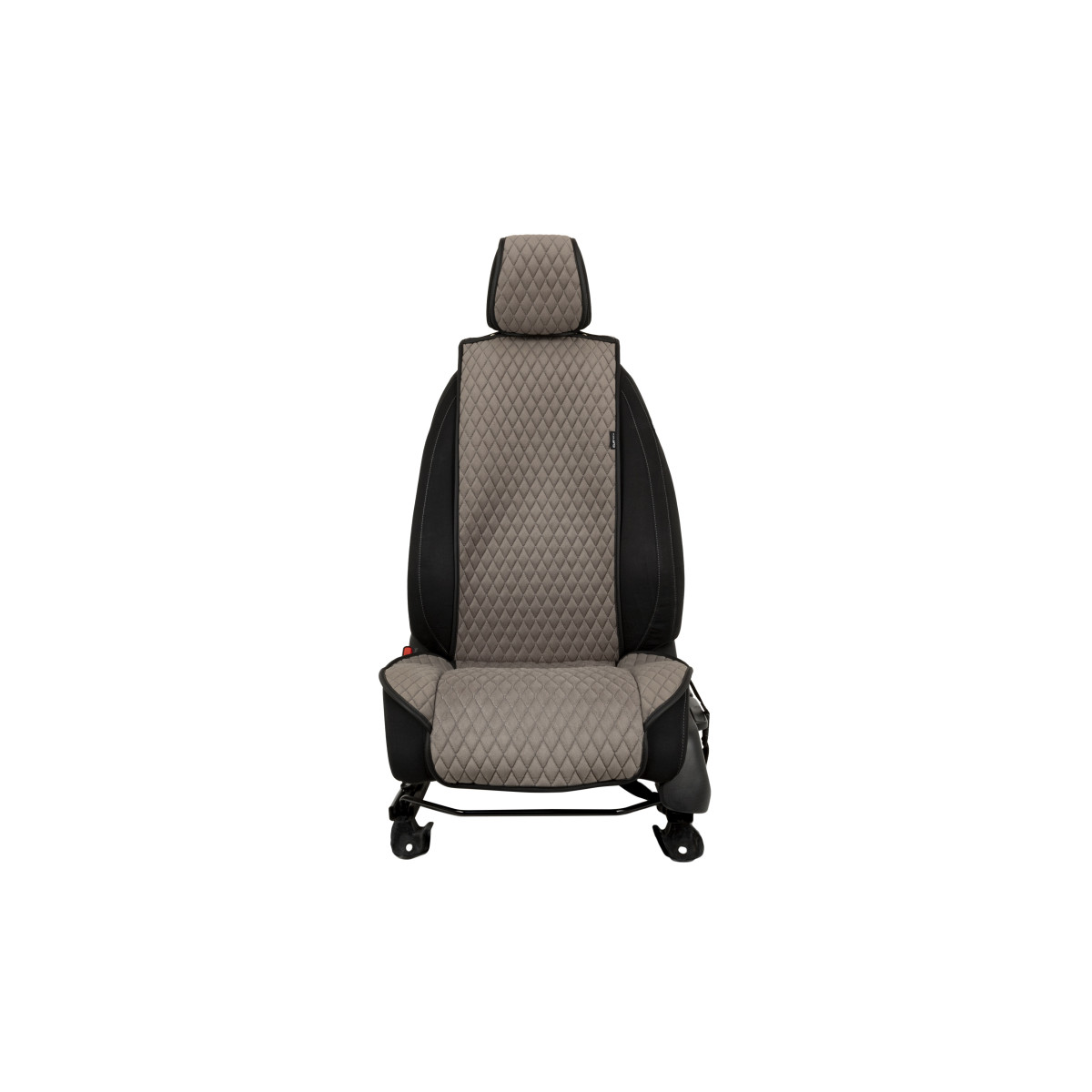 EVAtech Standard Seat Cover, 1 pcs - grey / black edges / gray stitches EVAtech Standard Seat Cover, 1 pcs - grey / black edges / gray stitches