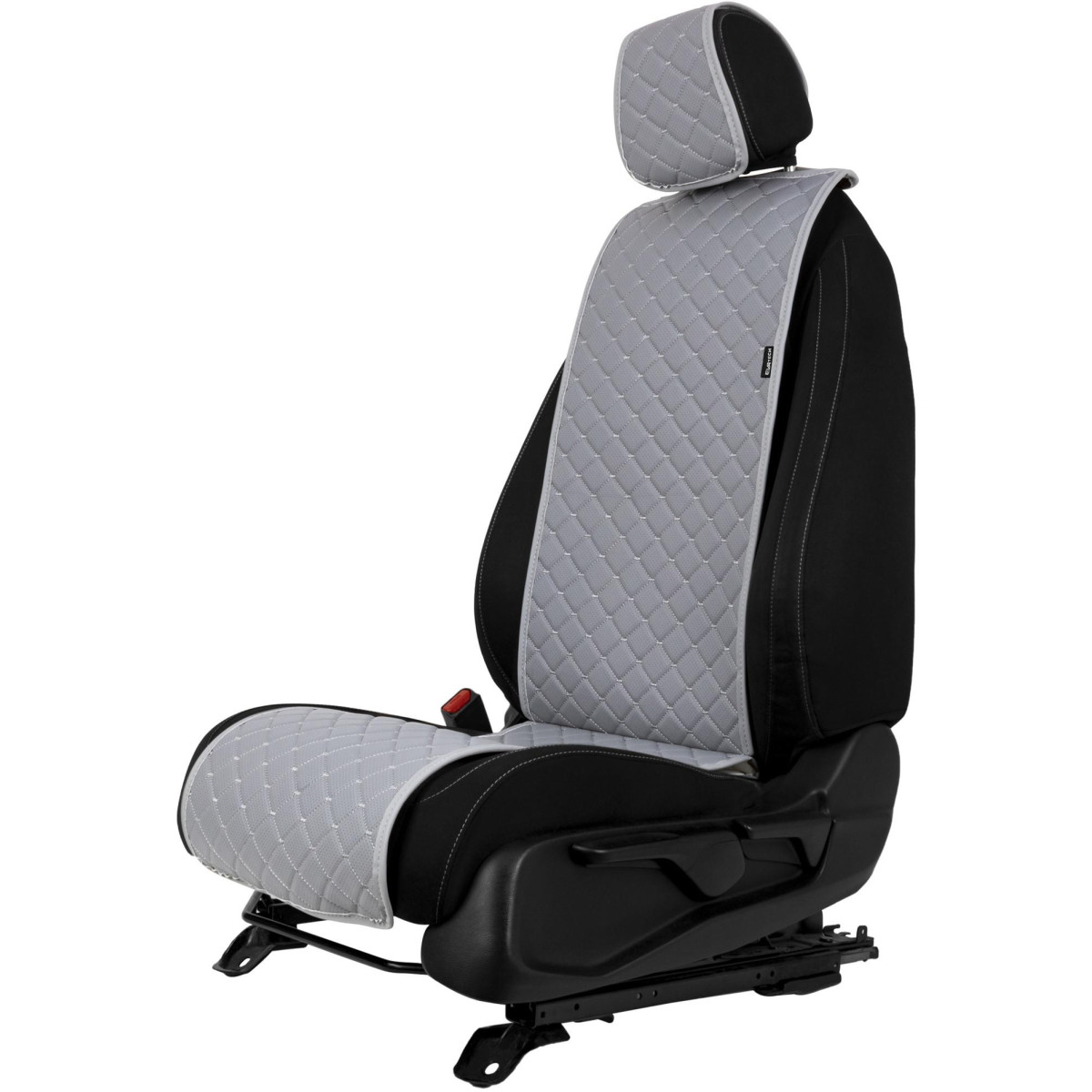 EVAtech ECO Basic Seat Covers, 3 pcs  - grey / gray edges / gray stitches
