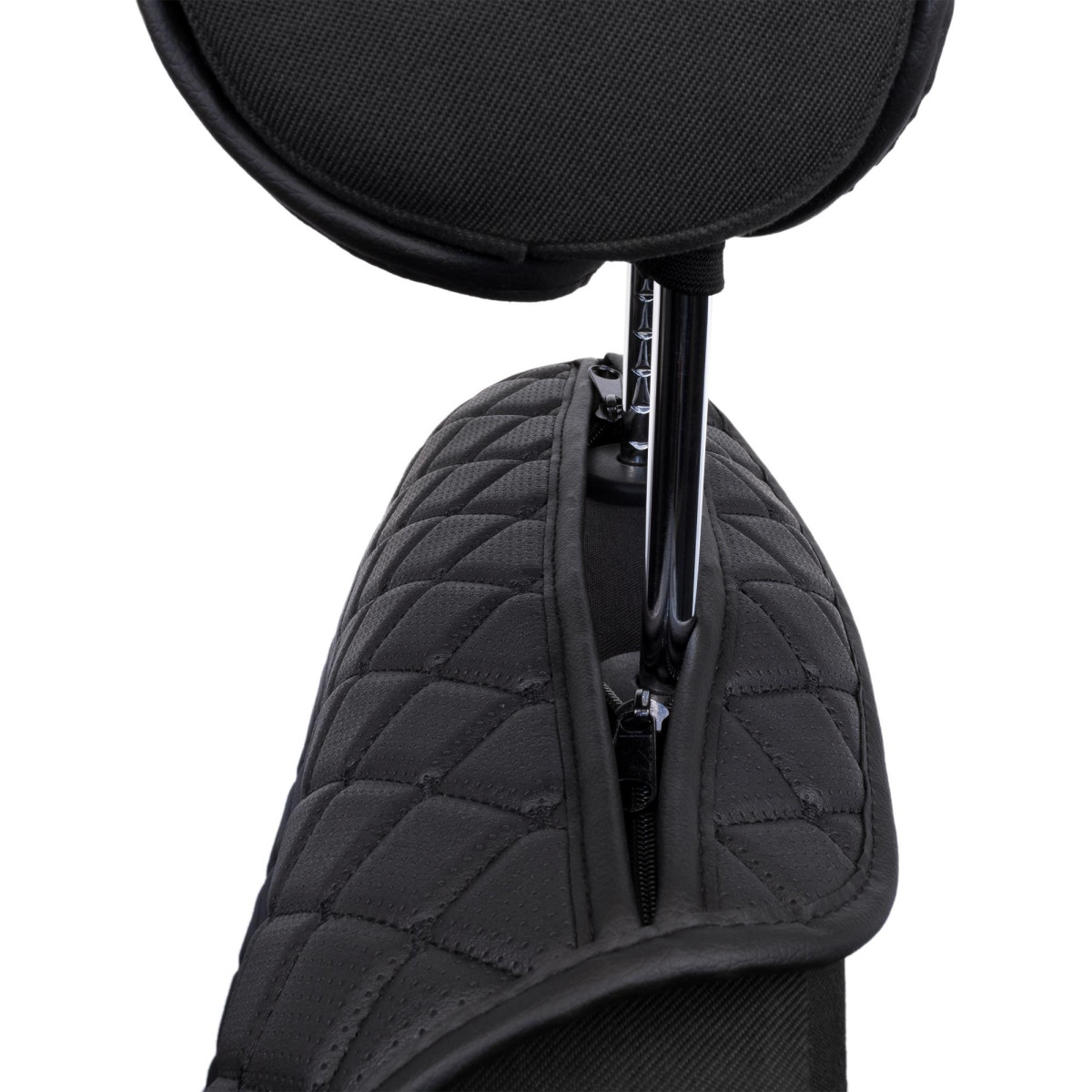 EVAtech ECO Standard Seat Covers, 3 pcs - black / black edges / black stitches