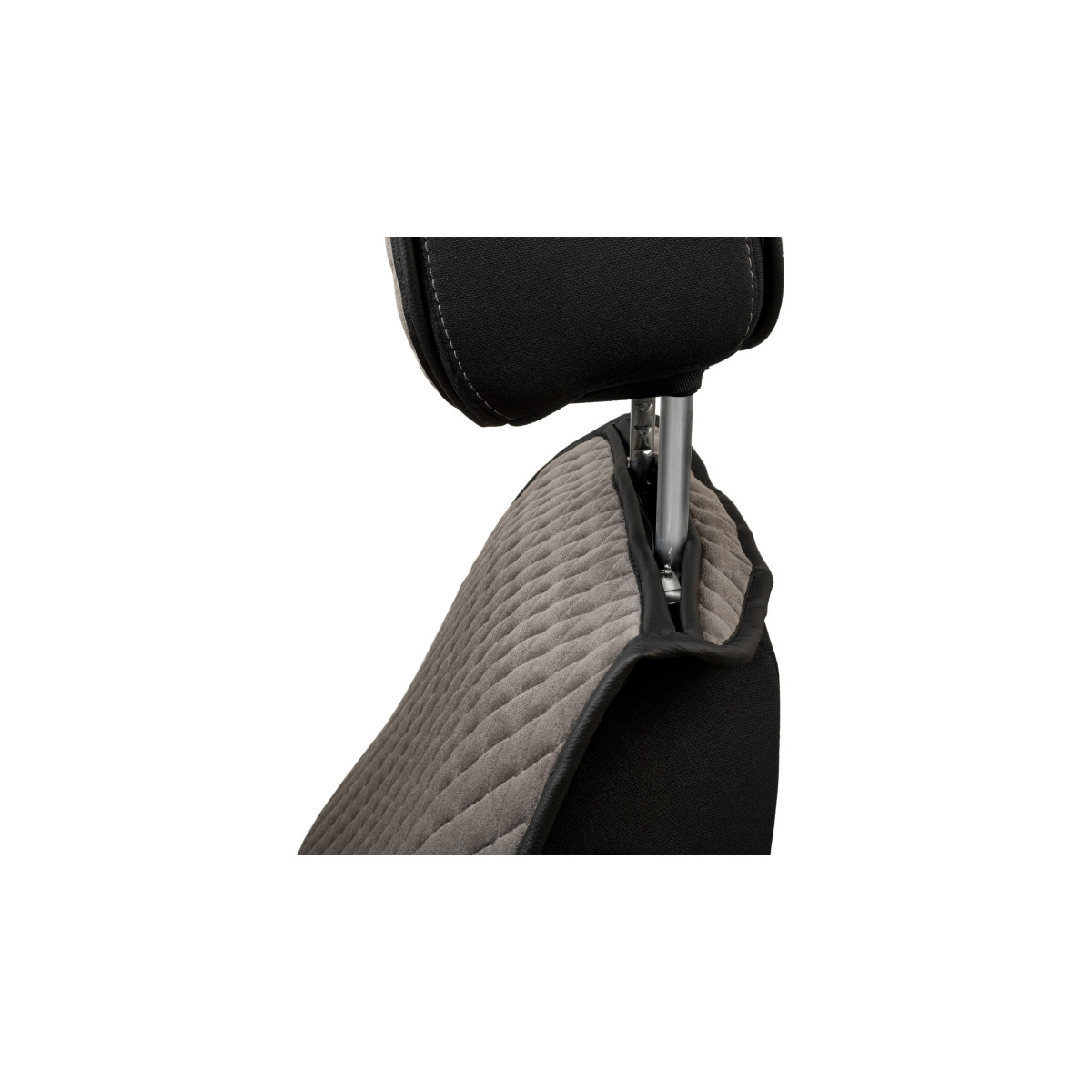 EVAtech PRO Seat Covers, 3 pcs - grey / black edges / gray stitches