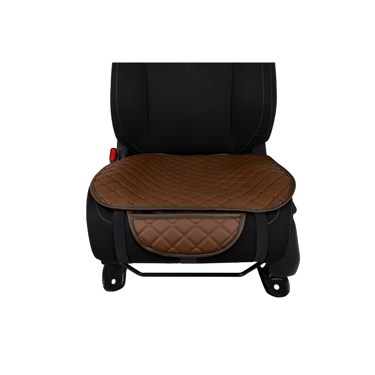 EVAtech ECO Seat Cushion Covers, 2 pcs - brown / brown edges / brown stitches