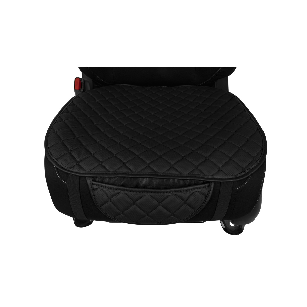 EVAtech ECO Seat Cushion Covers, 3 pcs - black / black edges / black stitches