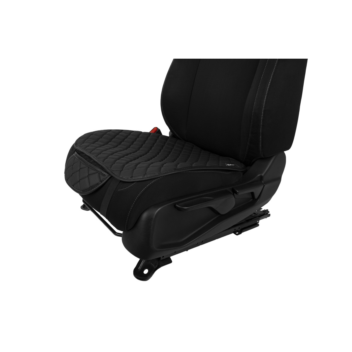 EVAtech ECO Seat Cushion Covers, 3 pcs - black / black edges / black stitches