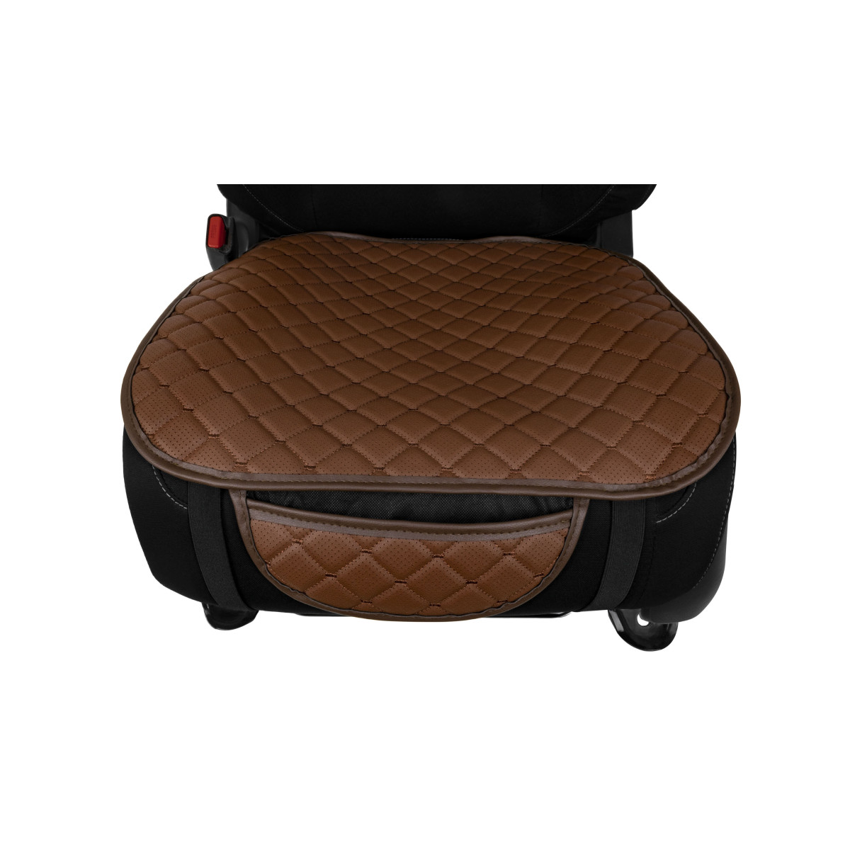 EVAtech ECO Seat Cushion Covers, 3 pcs - brown / brown edges / brown stitches