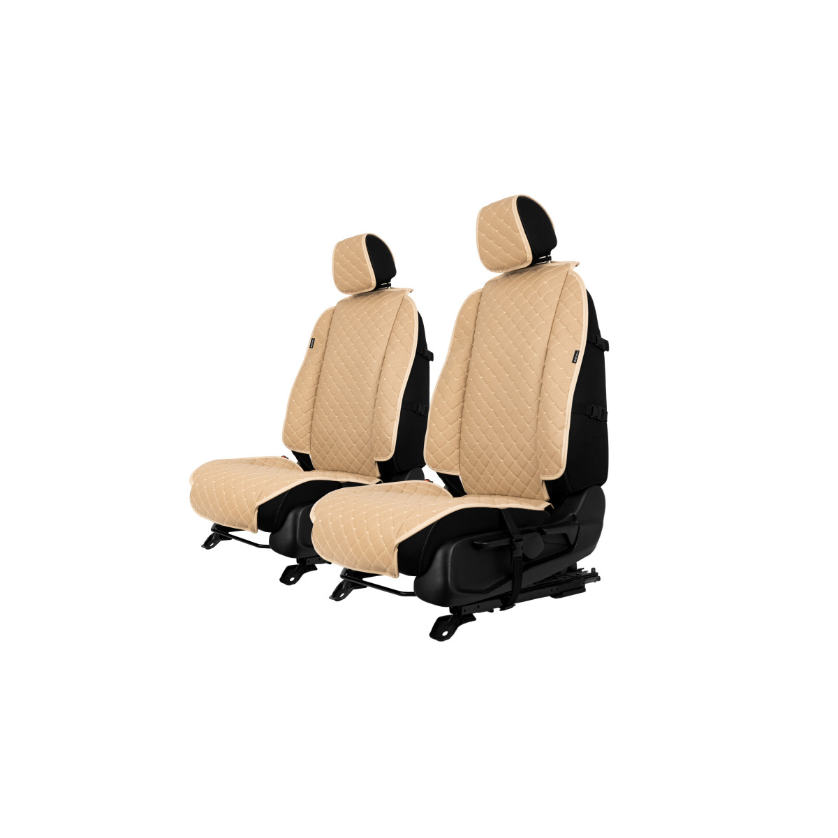 EVAtech ECO Max Seat Covers, 2 pcs - beige / beige edges / beige stitches EVAtech ECO Max Seat Covers, 2 pcs - beige / beige edges / beige stitches