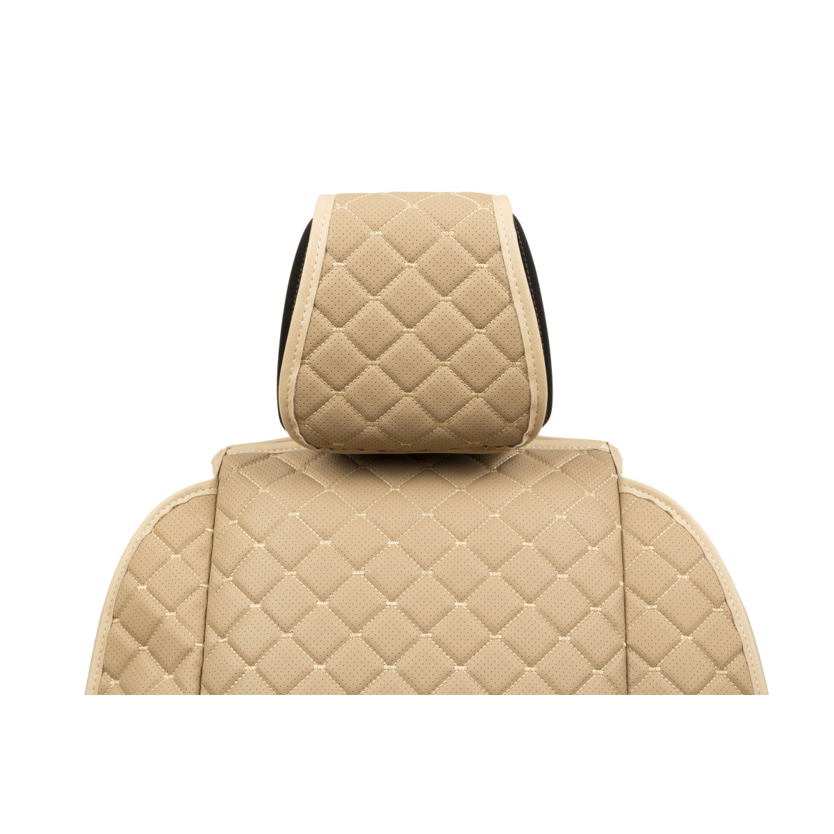 EVAtech ECO Max Seat Covers, 2 pcs - beige / beige edges / beige stitches EVAtech ECO Max Seat Covers, 2 pcs - beige / beige edges / beige stitches