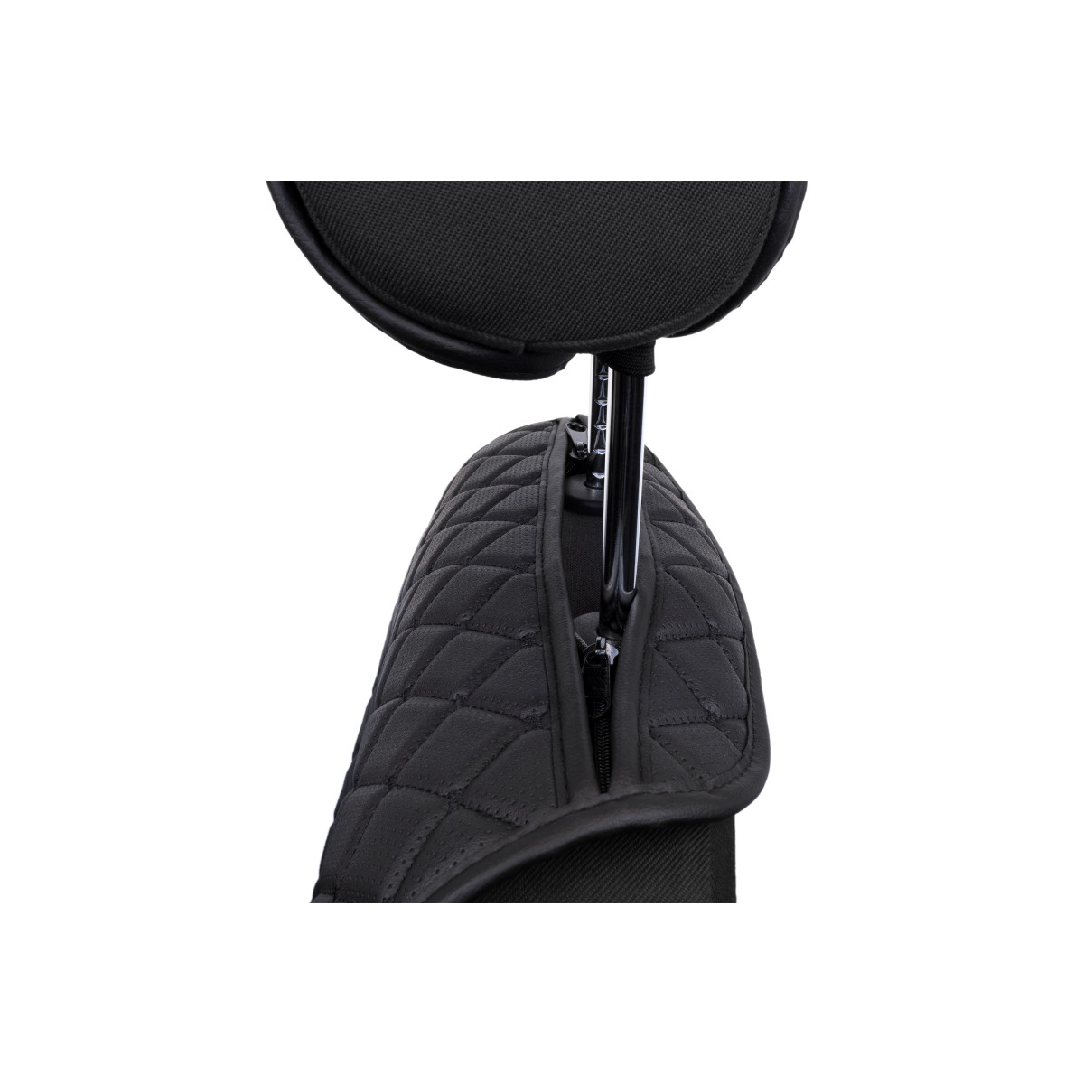 EVAtech ECO Standard Seat Covers, 2 pcs - black / black edges / black stitches EVAtech ECO Standard Seat Covers, 2 pcs - black / black edges / black stitches