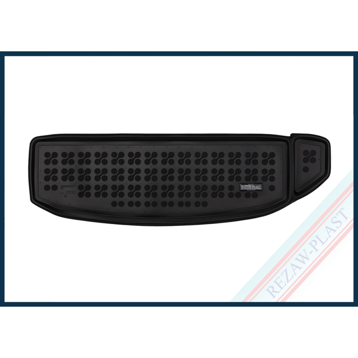 Rubber trunk mat Chery Tiggo 8 Plug-in Hybrid (PHEV), not for Electric (BEV) from 2024 (one-level boot)
