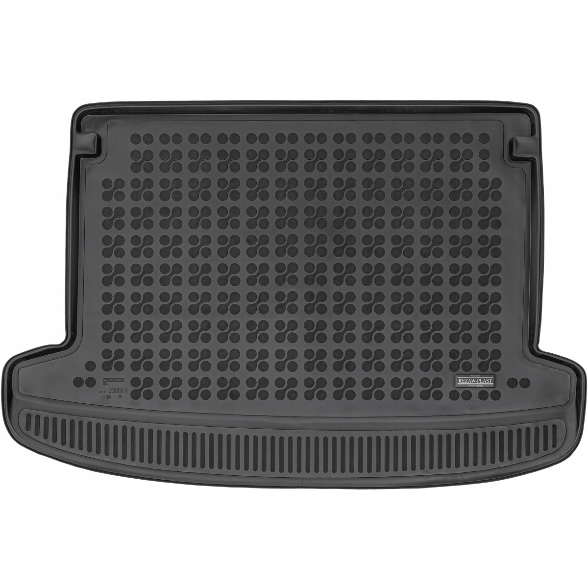 Rubber trunk mat Hyundai Tucson IV Hybrid from 2020 (upper part) Rubber trunk mat Hyundai Tucson IV Hybrid from 2020 (upper part)