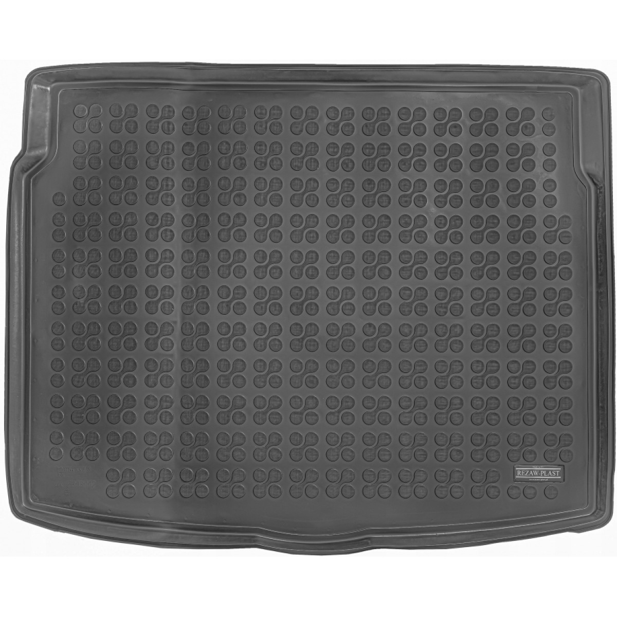 Rubber trunk mat Renault Austral Mild Hybrid (MHeV) from 2022 (upper part, sliding rear seat, with the tool set)